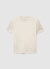 Uni-Farbener Rundhalsausschnitt T-Shirt