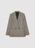 Double-breasted houndstooth jacket