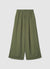 Solid-colour palazzo trousers with an elasticated waistband