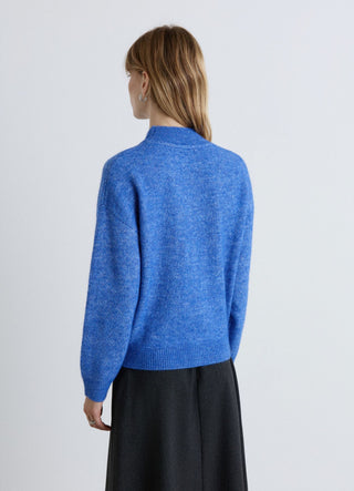 Einfarbiger Rollkragenpullover