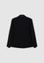 Double-breasted satin-like collar jacket
