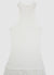 Sleeveless long dress with a high neck