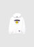 Felpa oversize con cappuccio e stampa Lakers