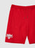 Gym shorts with drawstring and logo print