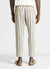Pantaloni jogger a righe con coulisse