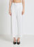 Striped trousers with an elasticated waistband and cuffed hems