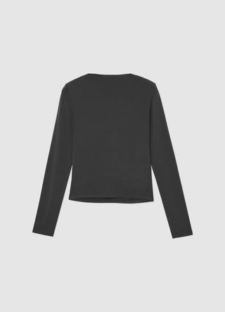T-shirt con arricciatura
