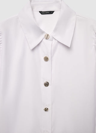 Gold button shirt