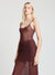 Body in pizzo con spalline sottili