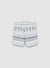Ethnic patterned gym shorts