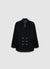 Solid colour double-breasted jacket