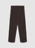 Straight corduroy trousers with cuffed hem