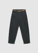 Chino trousers with braided belt - XS