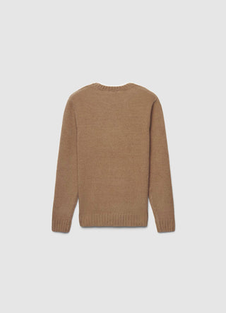 Maglione girocollo effetto ciniglia