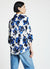 Camicia a fiori similsatin