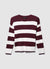 Ribbed striped jumper