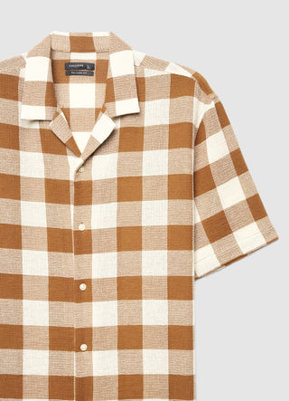 Camicia manica corta a quadri