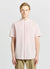 Camicia misto lino con collo coreana