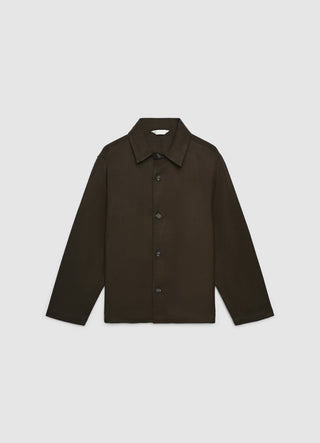 Chemise à manches longues unie