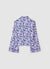 Camicia kimono simil satin fantasia