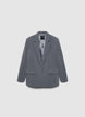 Veste croisée ornée de strass sur toute la surface - XS