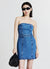 Tubino corto in denim
