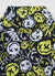 Hooded sweatshirt with graffiti print