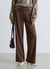 Palazzo-Hose mit asymmetrischer Leiste