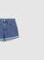 Pantaloncini mom con risvolto