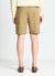 Pantaloncini jogger misto lino tinta unita