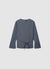 Blusa girocollo con laccio in vita