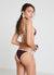 Triangle bikini top with edging