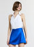 Top camicia halterneck
