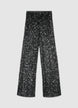 Palazzo trousers with sequins - XS