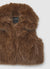 Gilet effetto pelliccia