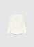 Camicia con colletto decorato e laccetto