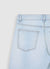 Washed denim shorts