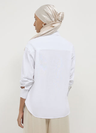 Linen-blend shirt