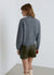 Plain-colour polo neck jumper