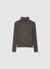 Turtleneck sweater with cable knit