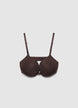 Reggiseno push up imbottito a tinta unita - 2B