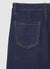 Jeans flare con nervature