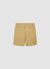 Pantaloncini jogger misto lino tinta unita