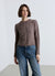 Pullover mit Zopfmuster und Volants