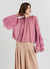 Blusa maniche volant