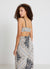 Top bandana con stampa paisley