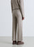 Soft solid-colour palazzo trousers