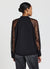Blusa fiocco maniche pizzo