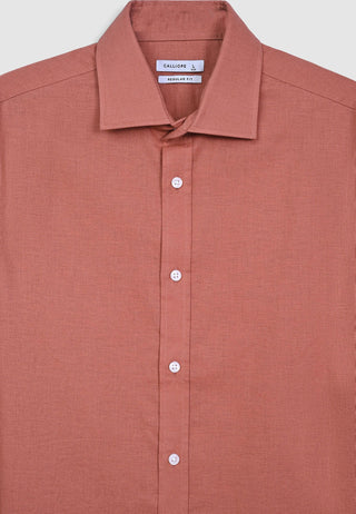 Camicia classica misto lino