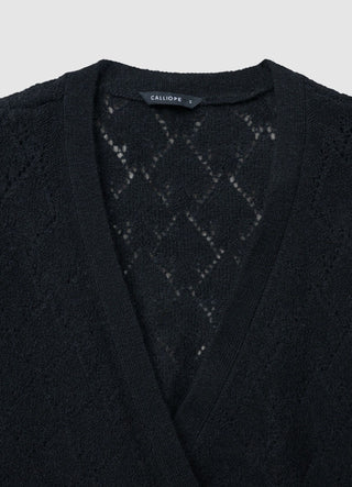 Maglia con scollo a V e nodo